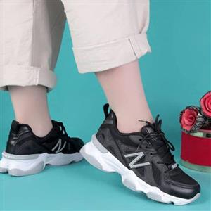 کفش کتونی زنانه نیوبالانس ایرانی رنگ مشکی-خاکستری NewBalance 809 BG 