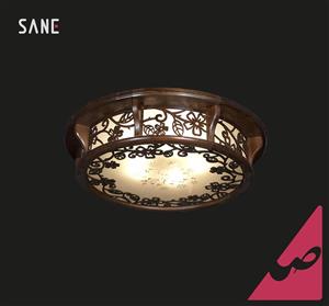 لوستر سقفی چوبی مدل فلاور کوچک کد 304s
