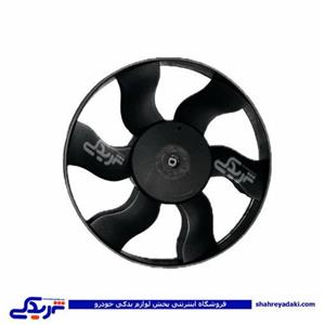 پروانه فن آب پراید توربو دو دور پلی امید ایده ساخت 9000118101 ( توان قطعه ابتکار )