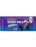 شکلات تخته ای شیری کدبری اورئو 120 گرمی Oreo Cadbeury Dairy Milk Chocolate Bar