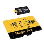 کارت حافظه Micro SD HC کوئین تک مدل  V10-633X Magic pro کلاس 10 استاندارد UHS-l U1 سرعت 95mbps ظرفیت 16 گیگابایت به همراه آداپتور SD