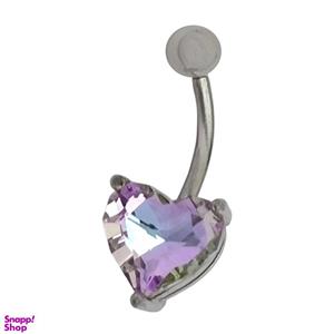 پیرسینگ ناف زنانه مدل قلب کد P4635
