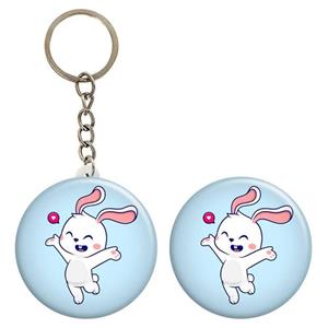 پیکسل گالری باجو طرح حیوان خرگوش بامزه کد rabbit 23 به همراه جاکلیدی