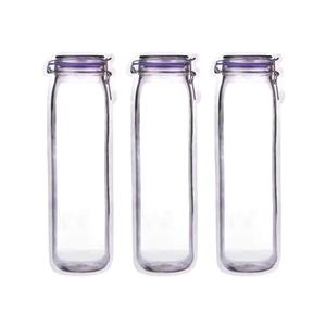 کیسه زیپ دار مدل L-Bottle بسته 3 عددی