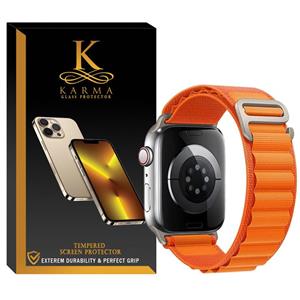 بند کارما مدل KA- Loop Alpine مناسب برای ساعت هوشمند هاینو تکو T94 Ultra max 49mm 