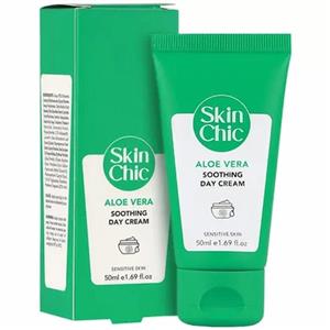 کرم مرطوب کننده التیام بخش روز اسکین شیک مدل Aloe Vera آلوئه ورا پوست حساس حجم 50 میلی لیتر