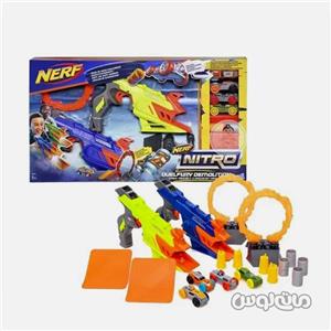 اسباب بازی تفنگ پرتاب ماشین ۲ عددی سری نرف نیترو هزبرو