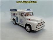 ماشین فلزی وانت شورلت بستنی فروشی کینسمارت FORD 1956 ICE CREAM TRUCK BY KINSMART