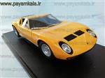 ماشین فلزی لامبورگینی میورا (1:18) (LAMBORGHINI MURA SV 1971 BY WELLY) زرد