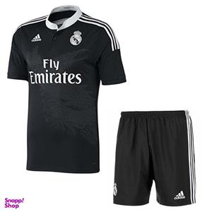 ست تی شرت و شلوارک ورزشی مردانه مدل رئال مادرید Away 2014