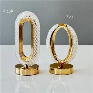 آباژور رومیزی مدل شارژی لمسی کریستالی 3 حالته