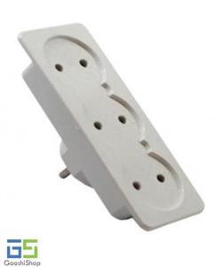 Three Outlet Wall Power Strip 