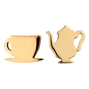 گوشواره طلا 18 عیار دخترانه پرسته مدل we771