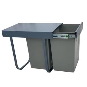 سطل زباله کابینتی مدل دوقلو 25 لیتری