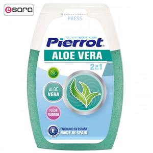 ژل دندان پیرروت مدل Aloe vera 2 in 1 حجم 75ml