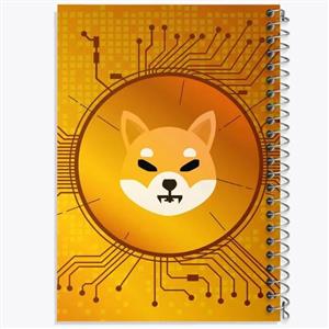دفتر لیست خرید 50 برگ خندالو طرح ارز دیجیتال شیبا اینو Shiba Inu کد 10879