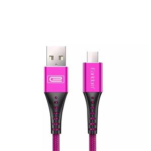 کابل تبدیل USB به USB-C ارلدام مدل EC-035T STRONG طول 1 متر