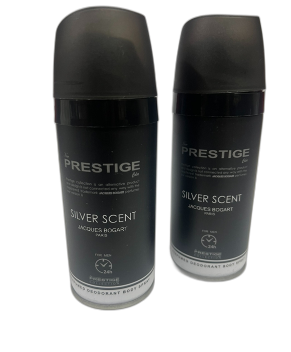 اسپری خوشبو کننده بدن مردانه پرستیژ مدل SILVER SCENT حجم 150 میلی لیتر