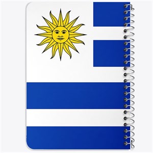 دفتر لیست خرید 50 برگ خندالو طرح پرچم اروگوئه کد 20567