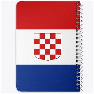 دفتر لیست خرید 50 برگ خندالو طرح پرچم کرواسی کد 20713