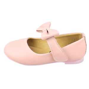 کفش دخترانه مدل ژاسمین پاپیونی برچسبی کد KLBS.3614