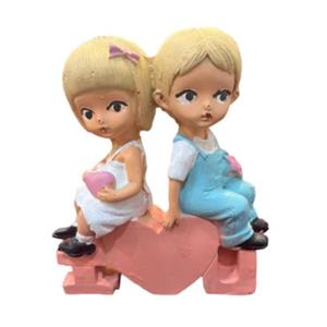 مجسمه دنیا دکوری سرمد مدل لاو دختر و پسر کد 1