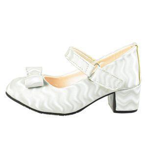 کفش دخترانه مدل آلما پاپیونی برچسبی SLV.3647