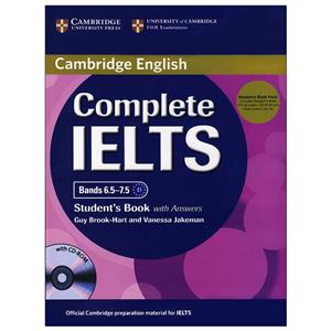 کتاب زبان   اثر گای بروک هارت - دو جلدی Complete IELTS Bands 6.5-7.5 Students Book and Workbook