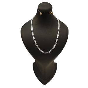 زنجیر نقره مردانه مدل کارتی کد 850 -