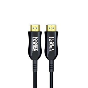 کابل HDMI 2.0 کی نت پلاس طول 150 متر مدل KP-CHAOC1500 با قابلیت AOC