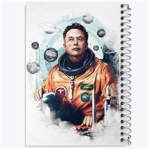دفتر مشق 100 برگ خندالو طرح ایلان ماسک Elon Musk کد 10916