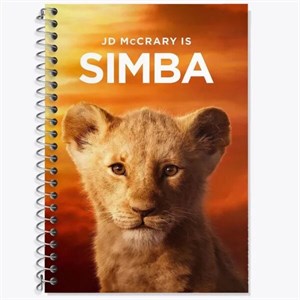دفتر مشق 100 برگ خندالو طرح شیرشاه Lion King کد 10685