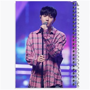 دفتر مشق 100 برگ خندالو طرح سوهو گروه اکسو EXO کد 13484