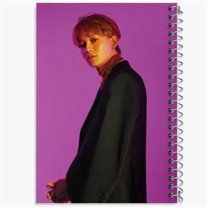 دفتر مشق 100 برگ خندالو طرح چن گروه اکسو EXO کد 13348