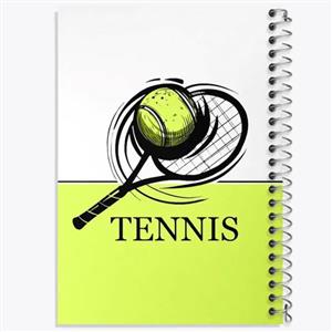 دفتر مشق 100 برگ خندالو طرح تنیس Tennis کد 14598