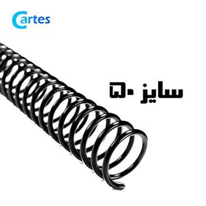 فنر صحافی فلزی مارپیچ سایز 50 بسته 20 عددی perfect