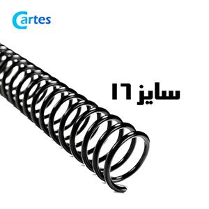 فنر صحافی فلزی مارپیچ سایز 16 بسته 100 عددی perfect