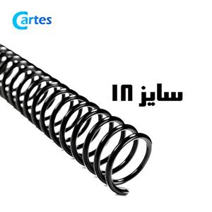 فنر صحافی فلزی مارپیچ سایز 18 بسته 100 عددی perfect