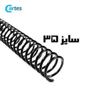فنر صحافی فلزی مارپیچ سایز 35 بسته 40 عددی perfect
