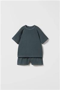 ست تیشرت لش و شورتک از برند zara