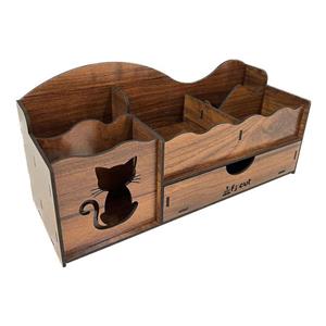 استند لوازم آرایشی اف جی کات مدل کشویی طرح گربه کد 10