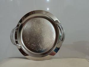 سینی ایلیا استیل مدل گرد کد 102