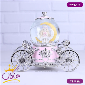 گوی موزیکال کالسکه ای فرشته و ماه 2359/1