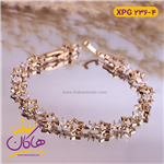 دستبند استیل زنانه زنجیری طرح ستاره کد xpg 236/4 