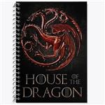 دفتر زبان 50 برگ خندالو مدل سه خط طرح سریال خاندان اژدهایان House of dragon کد 28514