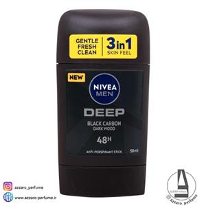 استیک ضدتعریق مردانه نیوا مدل  Deep Black Carbon حجم 50 میل