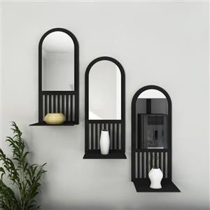 شلف دیواری الیکسار مدل الن کد H101 مجموعه 3 عددی