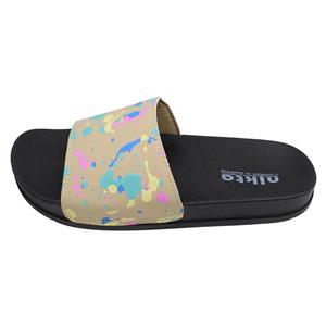 دمپایی دخترانه نیکتا طرح آبرنگی مدل K1-304-CR