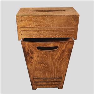 ست سطل و جای دستمال مدل افرا