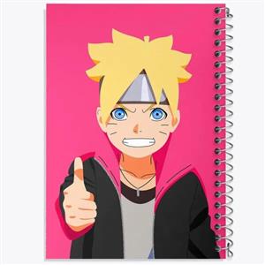 دفتر لیست خرید 50 برگ خندالو طرح بوروتو اوزوماکی انیمه بوروتو Boruto کد 15732